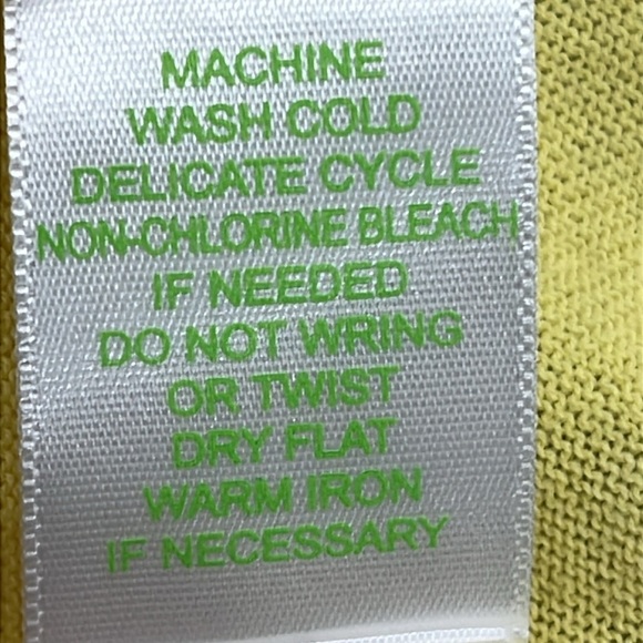 Lilly Pulitzer Yellow Sweater Top Sz S Flutter Sleeve Cotton Preppy Feminine - Picture 12 of 13